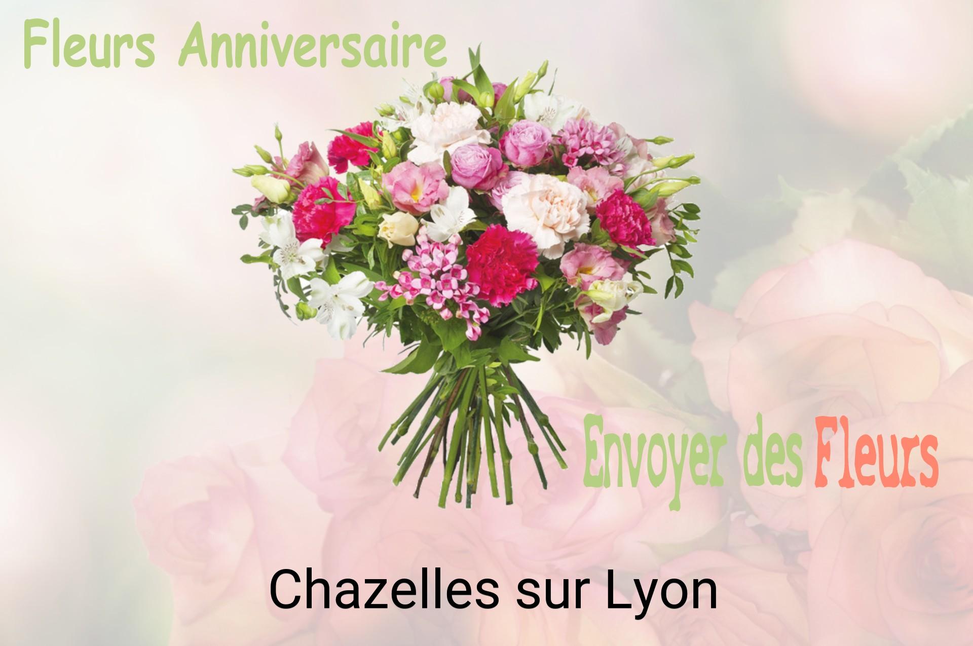 Bouquet de fleurs d’anniversaire livré à Chazelles-sur-Lyon
