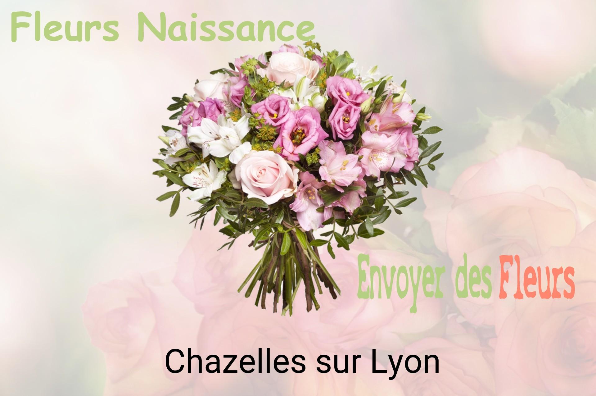 Bouquet de fleurs de naissance livré à Chazelles-sur-Lyon