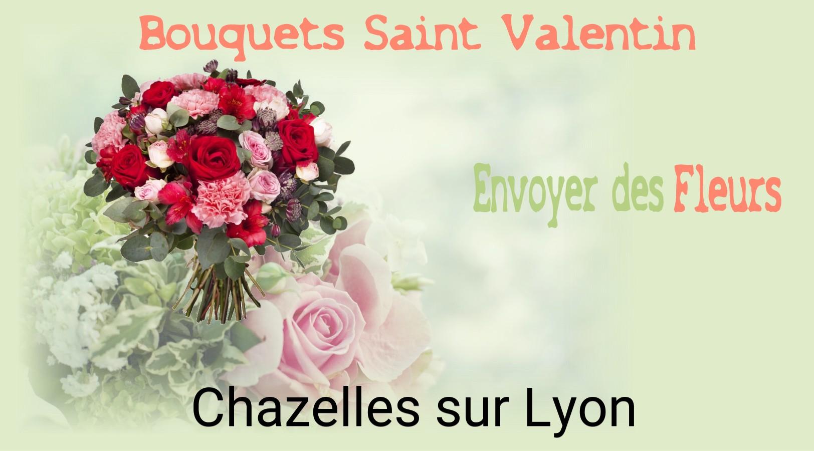 Roses de Saint-Valentin livrées à Chazelles-sur-Lyon